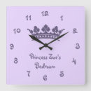 Recherche de anniversaire de chambre enfant horloges Girly