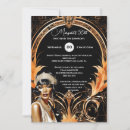 Recherche de grande gatsby invitations Fête d'anniversaire