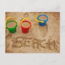 Recherche de bateau en mer cartes postales Sable