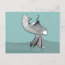 Recherche de guerrier samouraï cartes postales Noir et blanc