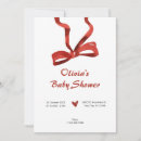 Recherche de ruban rouge invitations Aquarelle