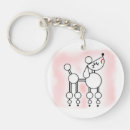 Zoek naar poedel hond sleutelhangers Roze