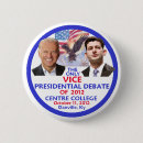 Recherche de discussion présidentielle badges Démocrate