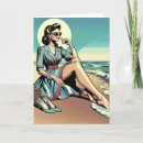 Recherche de années 50 vintages vœux cartes Pour elle