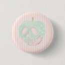 Recherche de pomme kawaii badges Rouge