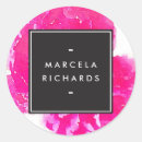 Recherche de peonie autocollants Rose