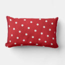 Recherche de pois rouge coussins Blanc