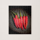 Recherche de poivrons rouges puzzles Chaud