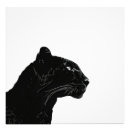Recherche de animal de panthère noire posters Noir et blanc