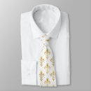 Recherche de lis blanc cravates Fleur de lis