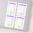 Zoek naar maandelijkse stickers Modern