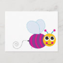 Recherche de abeille colorée cartes postales Bourdons