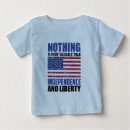 Recherche de liberté bébé tshirts 1776