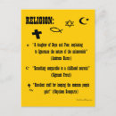 Zoek naar het atheïsme briefkaarten Religie