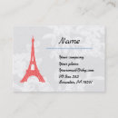 Recherche de tours eiffel cartes visite Customer
