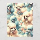 Recherche de de caniche cartes postales Dog