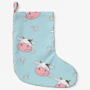 Recherche de vache chaussette de noël Motif