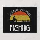 Recherche de pêche drôle cartes postales Vintage
