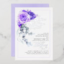 Recherche de mauve et blanc mariage invitations Pour eux