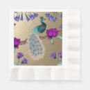 Zoek naar pauwen servetten Bloemen