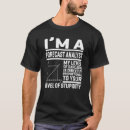 Zoek naar analist tshirts Sarcasme