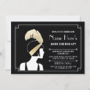 Recherche de femmes des années 1920 invitations Gatsby