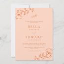 Recherche de de pêche mariage invitations Minimaliste