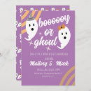 Recherche de halloween gender reveal invitations Ghoul