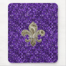 Recherche de fleur lys tapis souris Violet