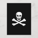 Recherche de drapeaux croisés cartes postales Pirate
