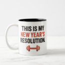 Recherche de résolution de nouvelle année tasses Nouveaux débuts