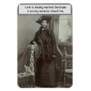 Recherche de femme forte magnets Vintage