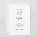 Recherche de collection invitations Minimaliste