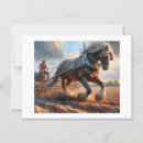 Recherche de labourage cartes postales Cheval