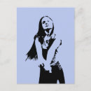 Recherche de silhouette fille cartes postales Danser