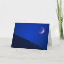 Recherche de paysage lunaire vœux cartes Nuit