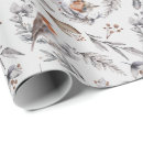 Zoek naar vogels cadeaupapier Waterverf