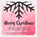 Recherche de flocon neige noir autocollants Rouge