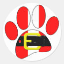Recherche de chien de père noël autocollants Pattes