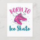 Recherche de patins de glace cartes postales Patineur