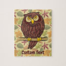Recherche de dessin hibou puzzles Animal