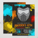Recherche de paintball invitations D'anniversaire de paintball
