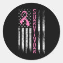 Recherche de cancer survivor autocollants Rose