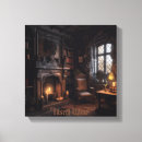 Recherche de hanté impressions sur toile Noir