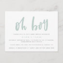 Zoek naar oh jongen uitnodigingen Babydoucheuitnodigingen