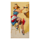 Recherche de pin up vintage art Broche