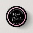 Recherche de rose de femmes badges Maid of honor