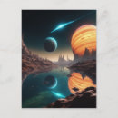 Recherche de monstre mer cartes postales Bleu