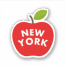 Recherche de pomme rouge autocollants New york