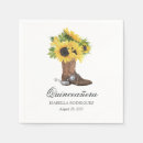 Zoek naar zonnebloem servetten Rustiek